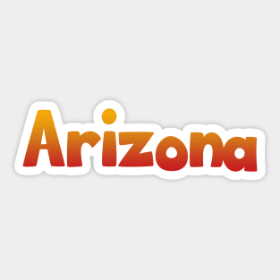 Grand Canyon Arizona map Grand Canyon photo Arizona tourism Sticker